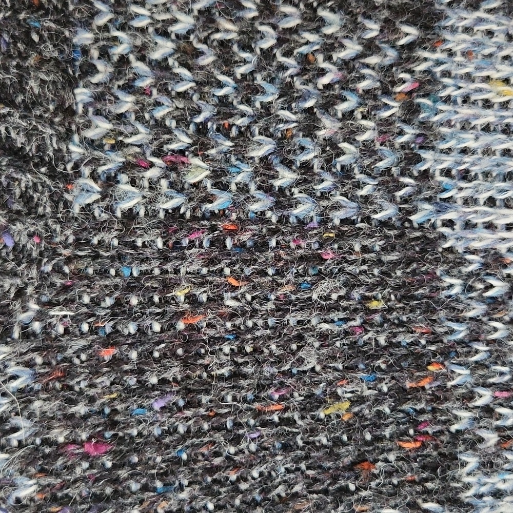 Plaid Crewneck Wool Blend Sweater Vintage Peter England - Picture 6 of 15